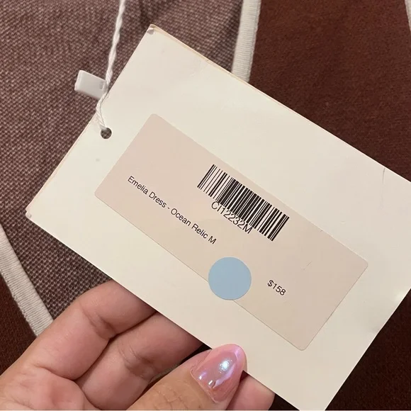 New SABO The Emelia Dress in Ocean Relic Size Medium - Picture 8 of 8